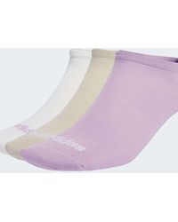 adidas Originals - Set Van 3 Paar Lage Sokken Met Dunne Lineaire Vorm - Lyst
