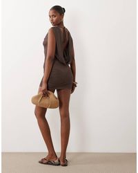 The Frolic - – exklusives mini-strandkleid aus durchscheinendem netzstoff - Lyst