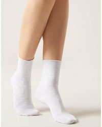 Calzedonia - Non-Elastic Cotton Ankle Socks - Lyst