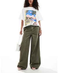 ASOS - – weiche jeans mit leinenanteil - Lyst
