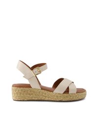 Dune - Wide Fit Linnie Flat Sandals - Lyst