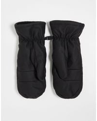ASOS 4505 - Ski Faux Leather Mittens - Lyst