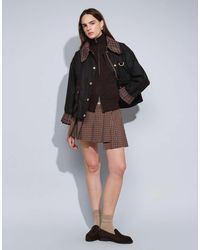 Monki - Exclusive Asymmetrische Geplooide Minirok - Lyst