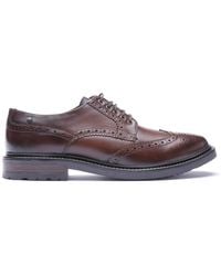 Base London - Tanner Brogue Shoe - Lyst