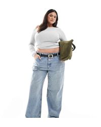 ASOS - Asos Design Curve Low Rise baggy Jeans - Lyst