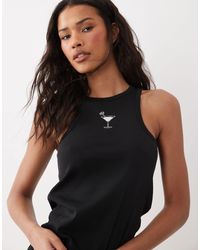 HUGO - Dimartini Cocktail Print Easy Tank Vest - Lyst