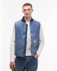 Levi's - Workwear Sansome Padded Denim Vest - Lyst
