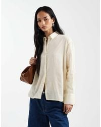 Cotton On - Haven Cotton Textured Dad Shirt - Lyst