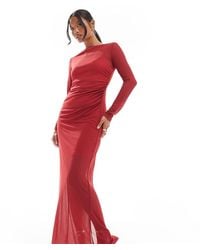 Forever New - Long Sleeve Mesh Maxi Dress - Lyst