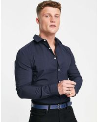 ASOS - Stretch Slim Fit Work Shirt - Lyst