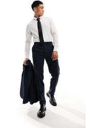 ASOS - Wedding Slim Wool Mix Suit Trouser - Lyst
