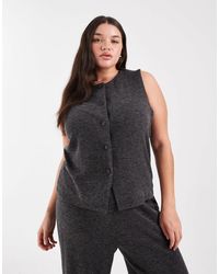 ONLY - High Neck Waistcoat - Lyst