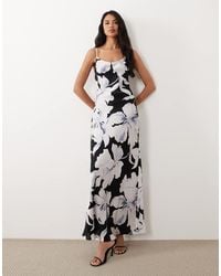 Forever New - Satin Scoop Neck Cami Slip Maxi Dress - Lyst