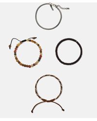 Pull&Bear - – 4er-pack perlenarmbänder - Lyst