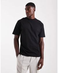 ASOS - T-shirt décontracté basique à col ras - Lyst