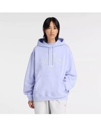New Balance - Trackside Fleece Hoodie - Lyst
