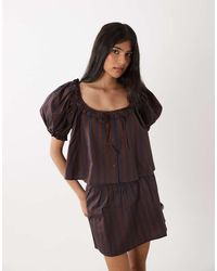 WeWoreWhat - Pull On Mini Skirt - Lyst