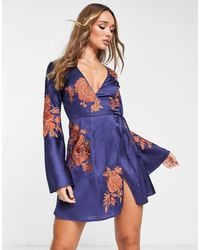 sachin and babi light blue dress ASOS Asos Maternity Flapper Dress with Embellishment in Natural main image 0