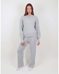 SIMMI - Ribbed Knitted Trousers - Lyst