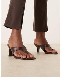 Calvin Klein - Jeans – leder-sandaletten - Lyst
