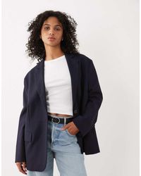 ARKET - Pure Wool Co-ord Structured Oversized Blazer - Lyst