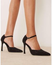 Glamorous - Pointed High Heeled Court Shoes - Lyst