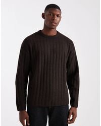 Jack & Jones - Pull oversize en maille côtelée épaisse - Lyst