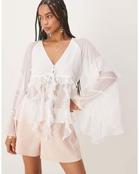 Bardot - Rosalo Ruffle Blouse - Lyst