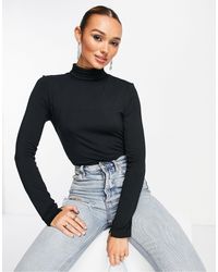 French Connection - High Neck Fitted Top - Lyst