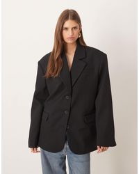 ASOS - Tailored Oversized Power Shoulder Blazer - Lyst