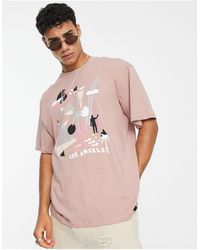 pull and bear pink shirt