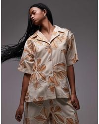 TOPSHOP - Resort Shirt - Lyst