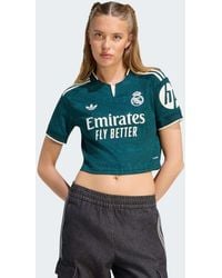 adidas Originals - Real Madrid 26/27 Away Cropped Jersey - Lyst