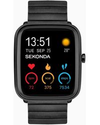 Sekonda - Motion Plus Smartwatch Watch With Case And Stainless Steel Bracelet With Lcd Dial - Lyst
