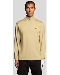 Lyle & Scott - Performance 1/4 Zip Midlayer - Lyst