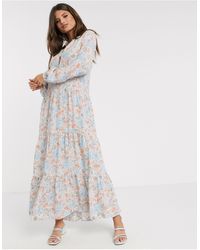 warehouse navy floral dress