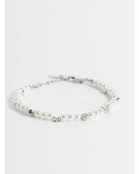 ASOS - Faux Pearl And Star Beaded Bracelet - Lyst