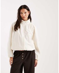 ASOS - Oversized Bubble Hem Track Jacket - Lyst