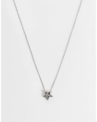 ASOS - Collier à pendentif étoile en acier inoxydable imperméable - Lyst