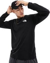 The North Face - Simple dome - t-shirt à manches longues et logo - Lyst