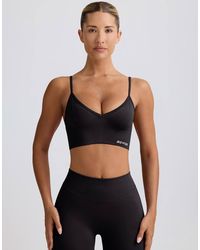 BO+TEE - Bo+tee V-neck Define Seamless Cami Sports Bra - Lyst