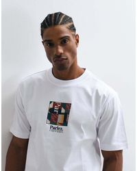 Parlez - T-shirt With Graphic Chest Print - Lyst