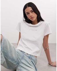 ICECREAM - Diamante Logo Soft Serve Baby Tee - Lyst