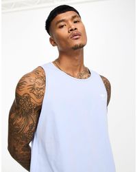 adidas Originals 'you're Awake' Daisy Print Tank Top in Blue for Men | Lyst