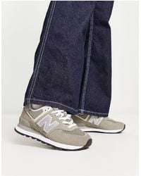 New Balance - 574 - sneakers metallizzato - Lyst