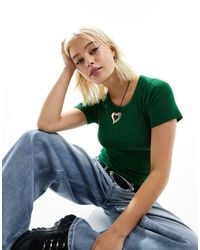 JJXX - Rib Short Sleeve T-shirt - Lyst