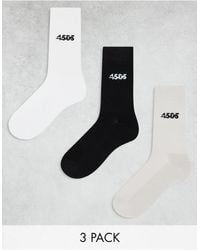 ASOS 4505 - Icon 3 Pack Anti Bacterial Crew Sport Socks - Lyst