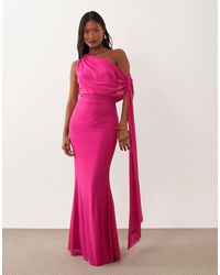 TFNC London - – maxikleid aus netzstoff - Lyst