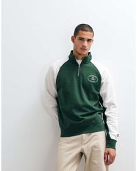 Nike - Club Ncc 1/4 Zip Logo Sweatshirt - Lyst
