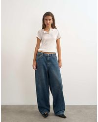 TOPSHOP - Dillan baggy Low Rise Jean - Lyst